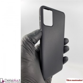 Silikoninis plonas 1mm. storio dėklas - juodas (Motorola Moto G42) Silikoninis plonas 1mm. storio dėklas - juodas (Motorola Moto G42)